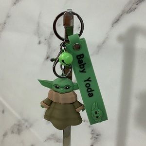 NWOT- Mandalorian- Grogu Keychain Fob